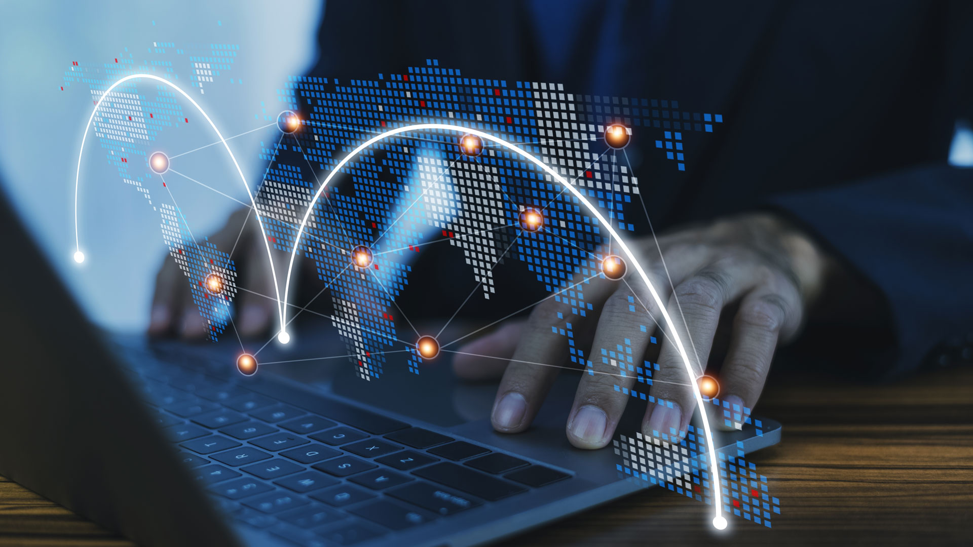 Logistics professional analyzing data, leveraging Jabil’s Supply Chain Consulting services for optimized supply chain strategy.