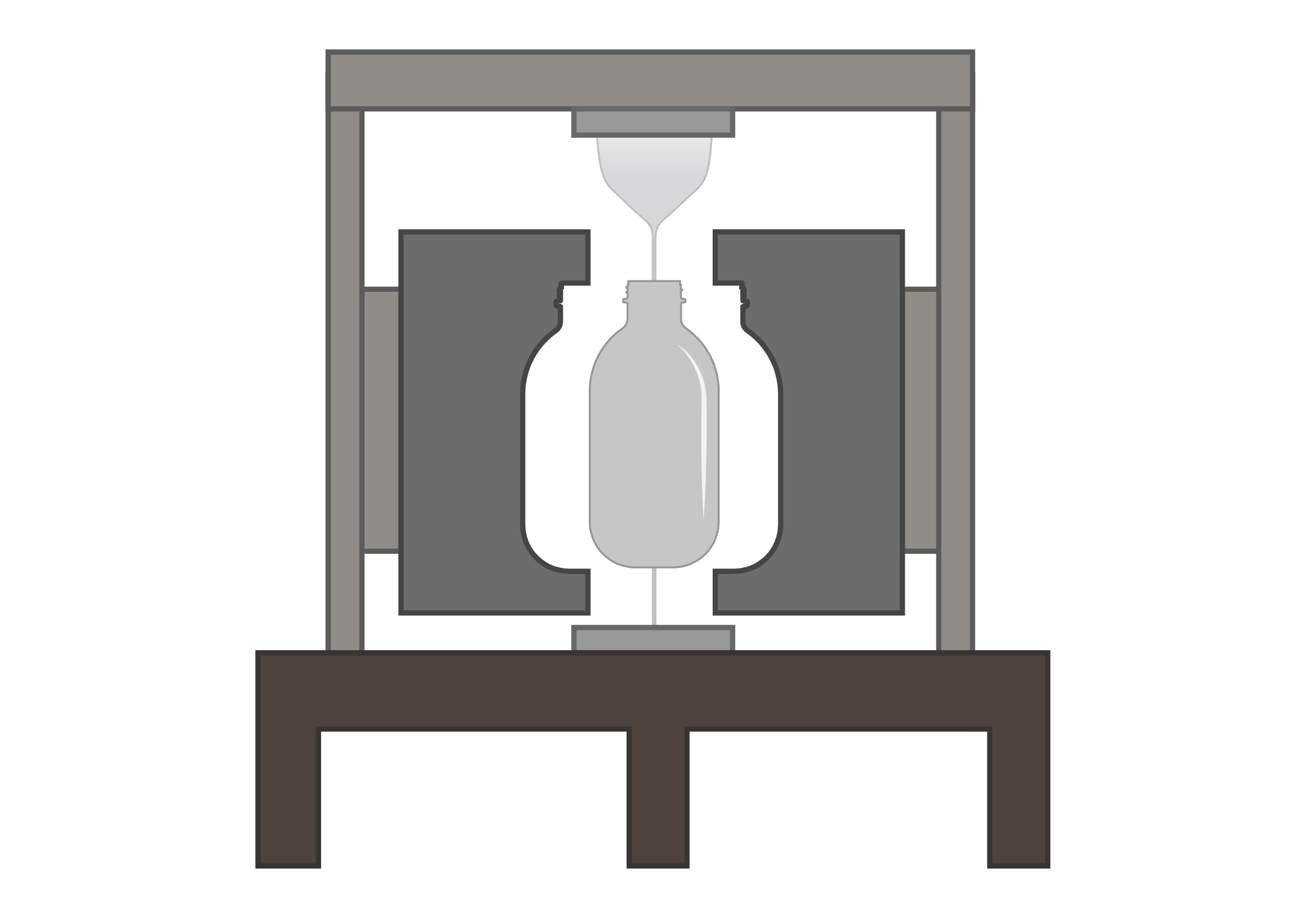 PCR Liner Eco Bottle Forming Station