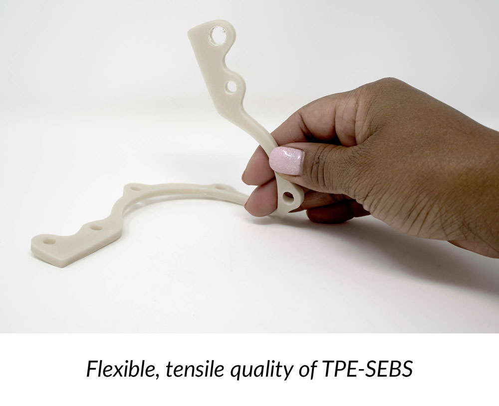 Flexible, tensile quality of TPE-SEBS 