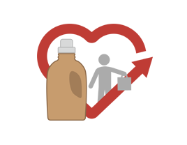Customers Love Ecologic Recyclable Bottles Graphic